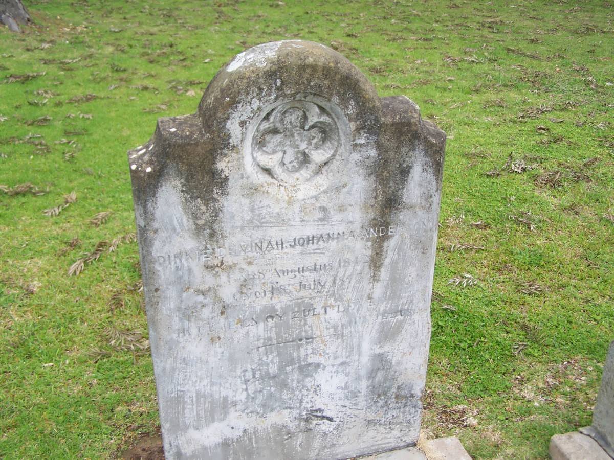 ANDERSON Dirkie Devinah 1842-1873
