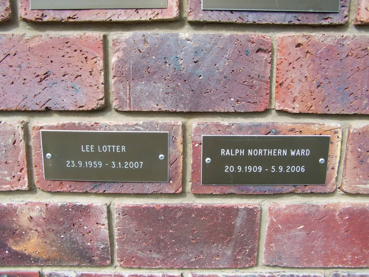 LOTTER Lee 1959-2007 :: WARD Ralph Northern 1909-2006