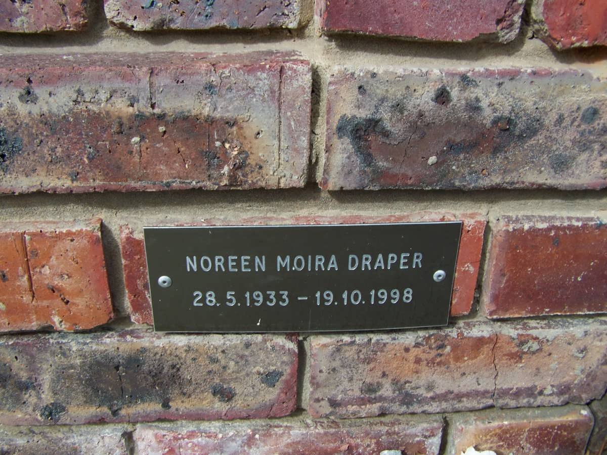 DRAPER Noreen Moira 1933-1998