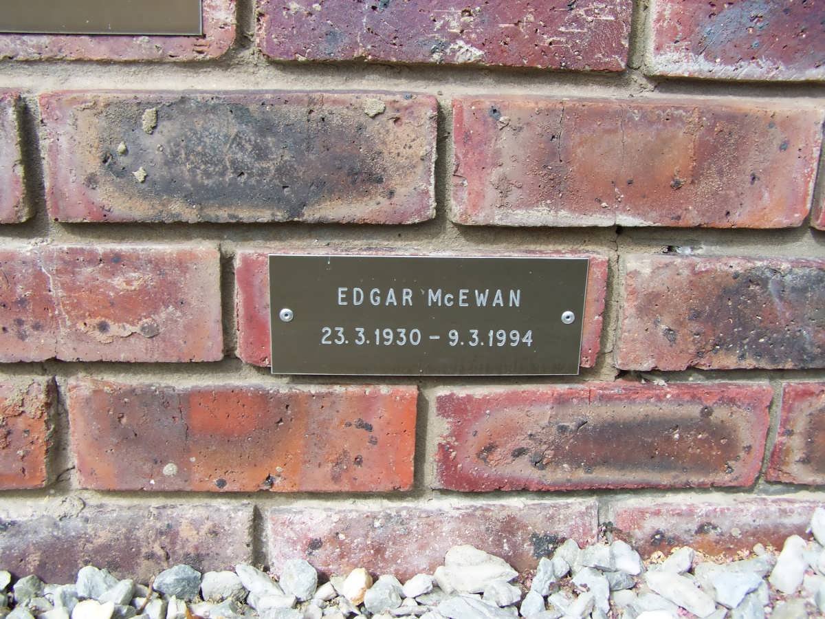 McEWAN Edgar 1930-1994