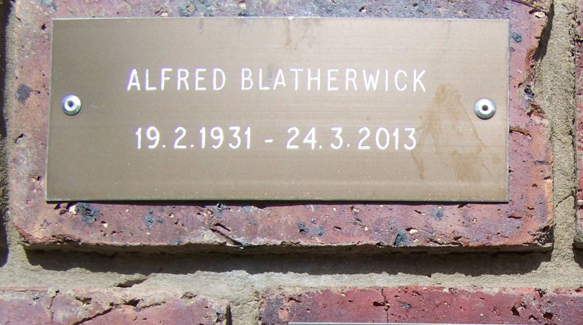 BLATHERWICK Alfred 1931-2013
