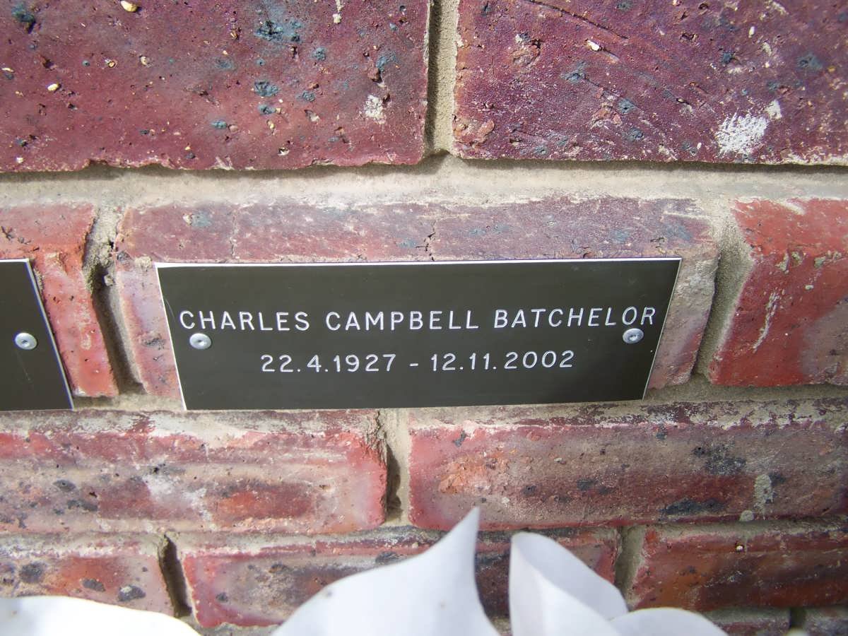 BATCHELOR Charles Campbell 1927-2002