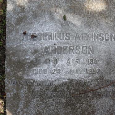 ANDERSON Theophilus Atkinson 1881-1957