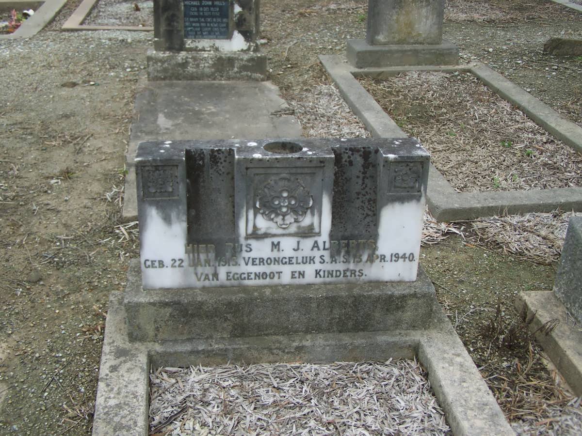 ALBERTS M.J. 1913-1940