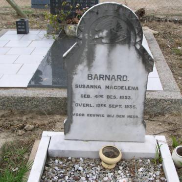 BARNARD Susanna Magdalena 1853-1935
