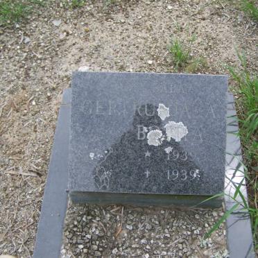BOTHA Gertruida A. 1939-1939