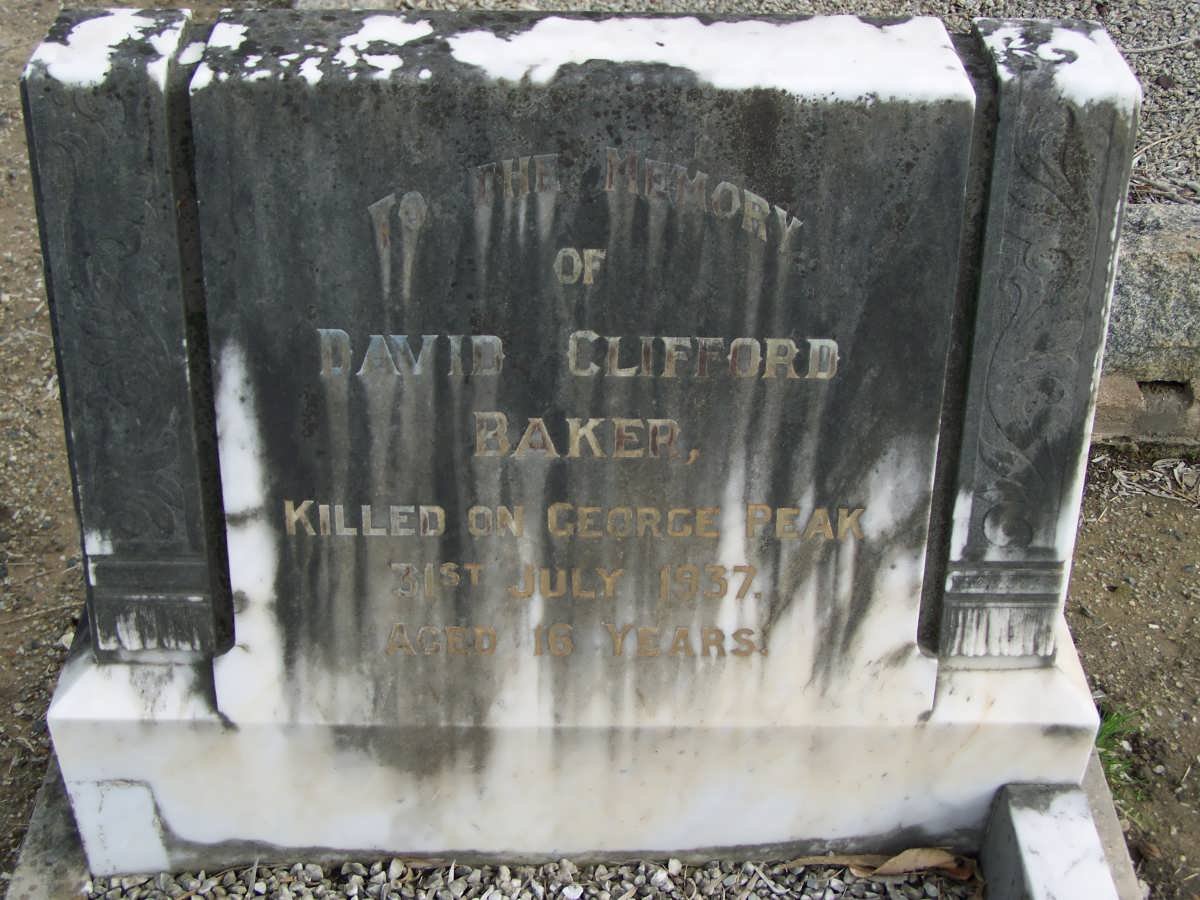 BAKER David Clifford -1937