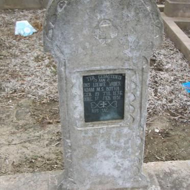 BOTHA Adam M.S. 1856-1931