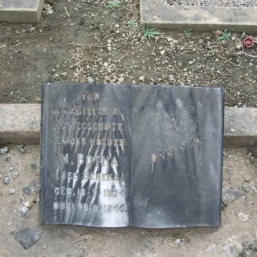 BOTHA M. nee BENEKE 1904-1945