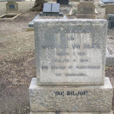 BILJON Maria S.C., Van 1861-1952
