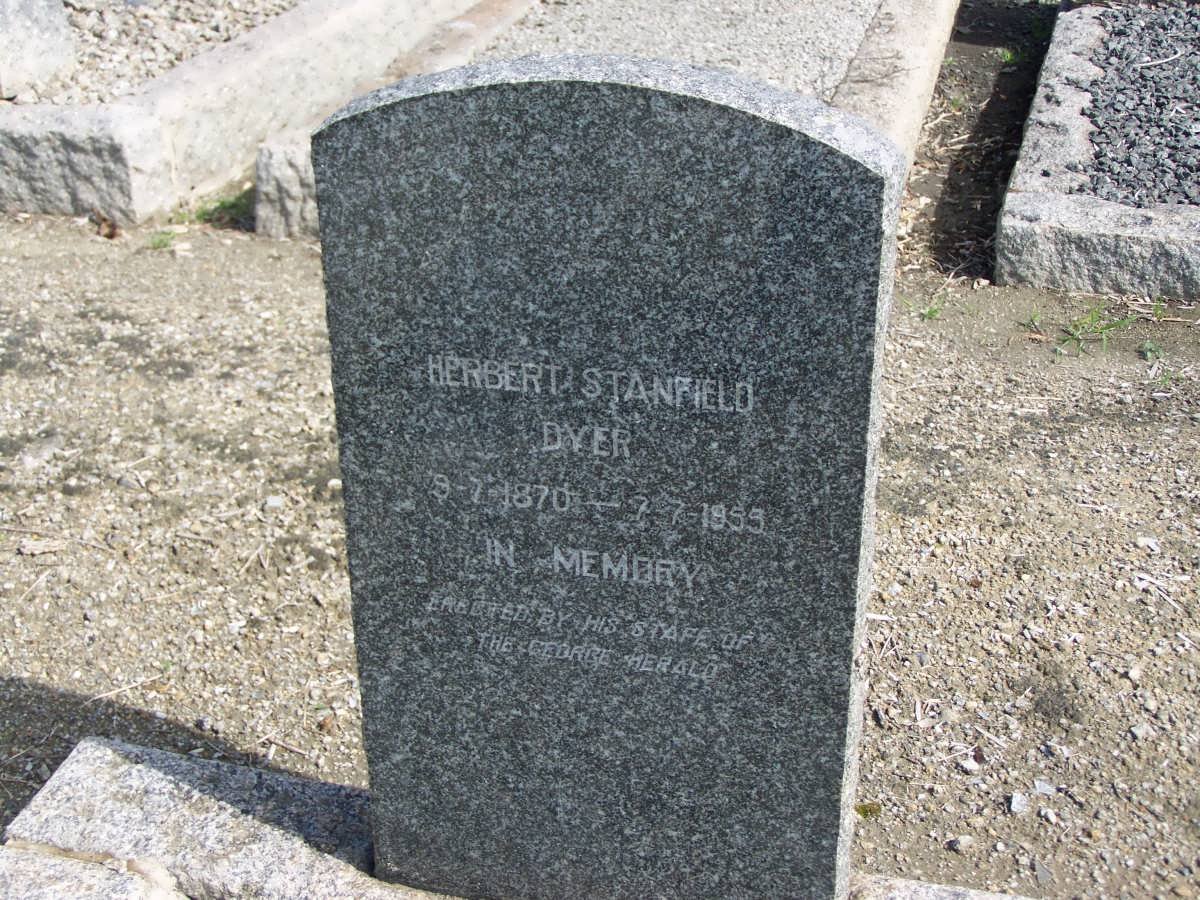 DYER Herbert Stanfield 1870-1955