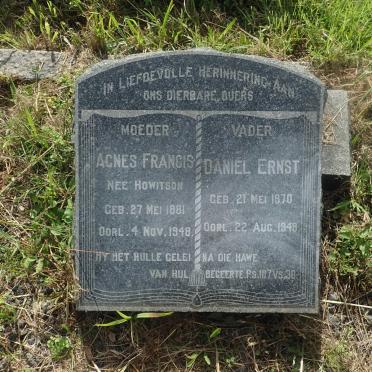 FRYLINCK Daniel Ernst 1870-1948 &amp; Agnes Francis HOWITSON 1881-1948 _2