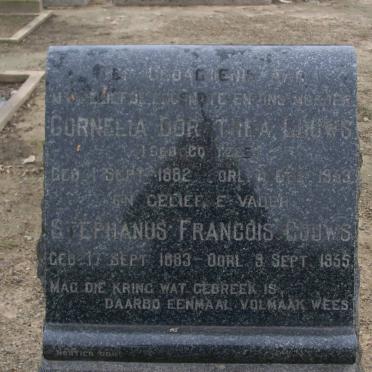 GOUWS Stephanus Francois 1883-1955 &amp; Cornelia Dorothea COETZEE 1882-1953