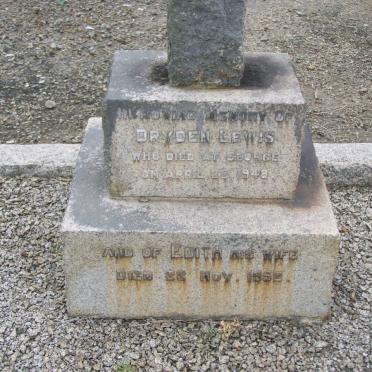 LEWIS Dryden -1948 &amp; Edith -1952