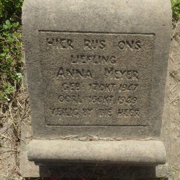 MEYER Anna 1947-1949