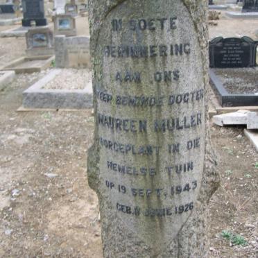 MULLER Maureen 1926-1943