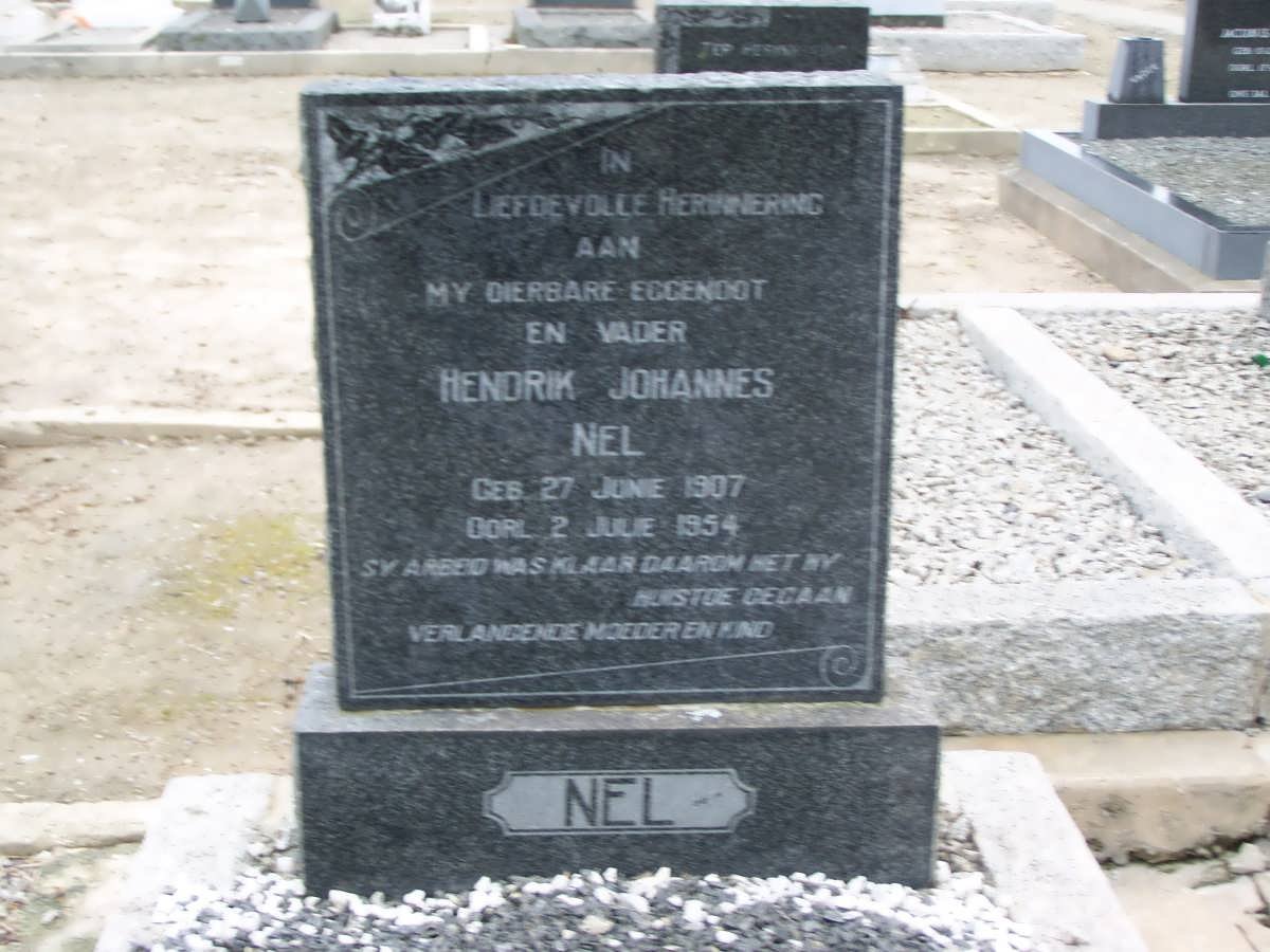 NEL Hendrik Johannes 1907-1954