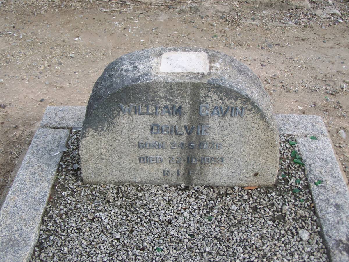 OGILVIE William Gavin 1876-1959