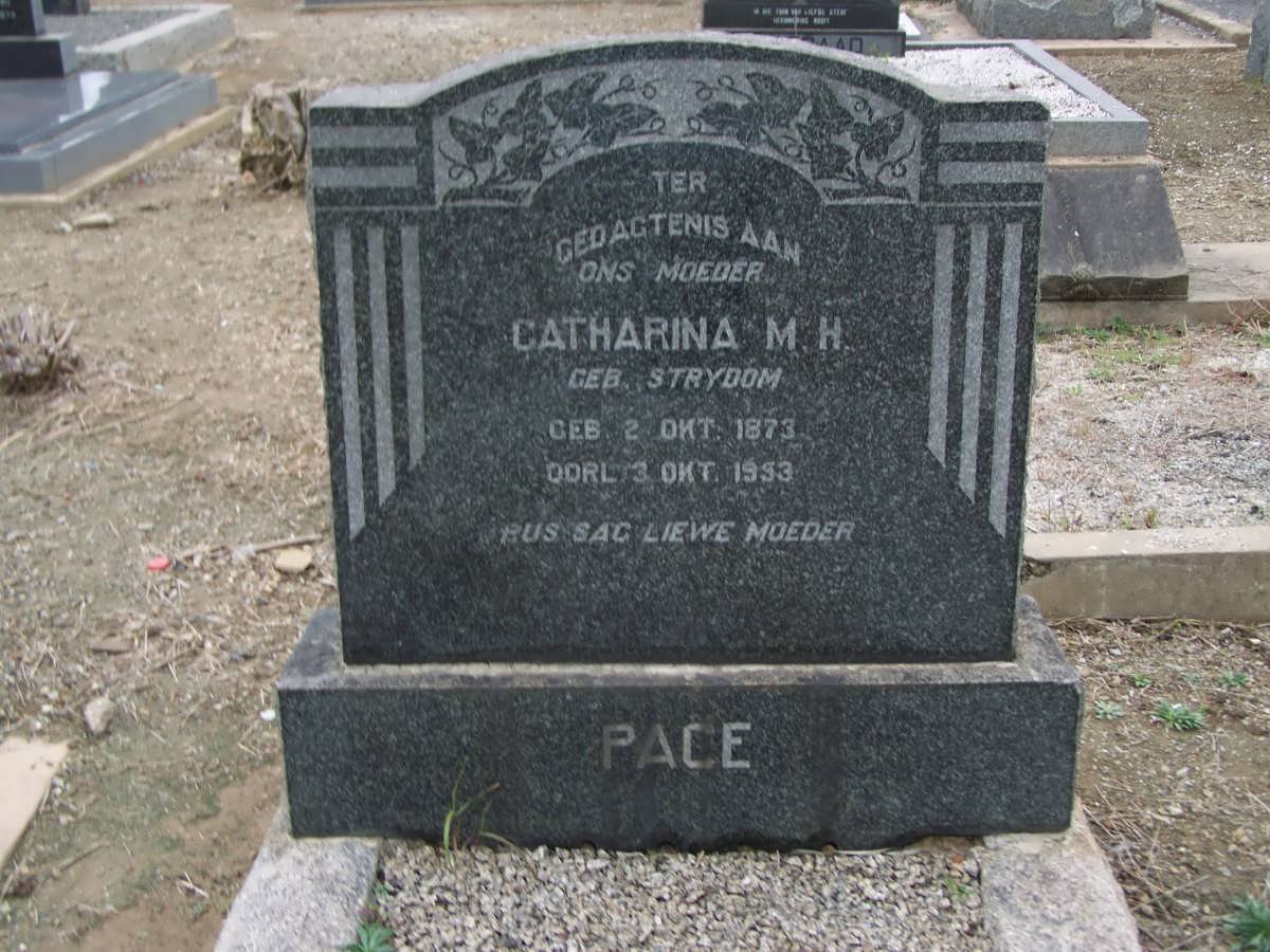 PAGE Catharina M.H. nee STRYDOM 1873-1953