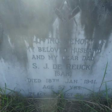 REUCK S.J., de -1941
