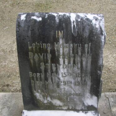 STRYDOM David Herman 1894-1934