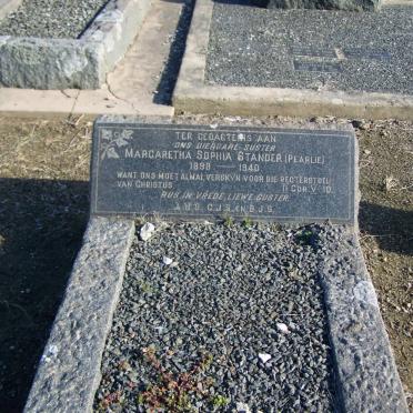 STANDER Margaretha Sophia 1898-1940