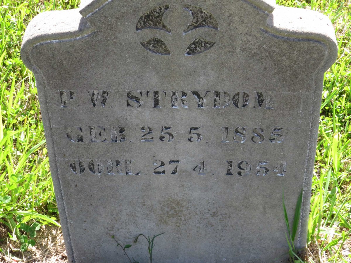 STRYDOM P.W. 1885-1954