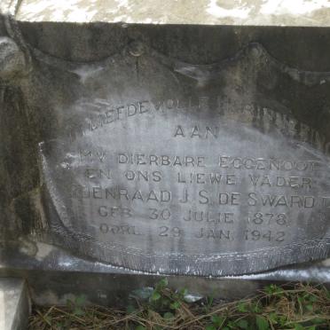 SWARDT Coenraad J.S, de 1878-1942