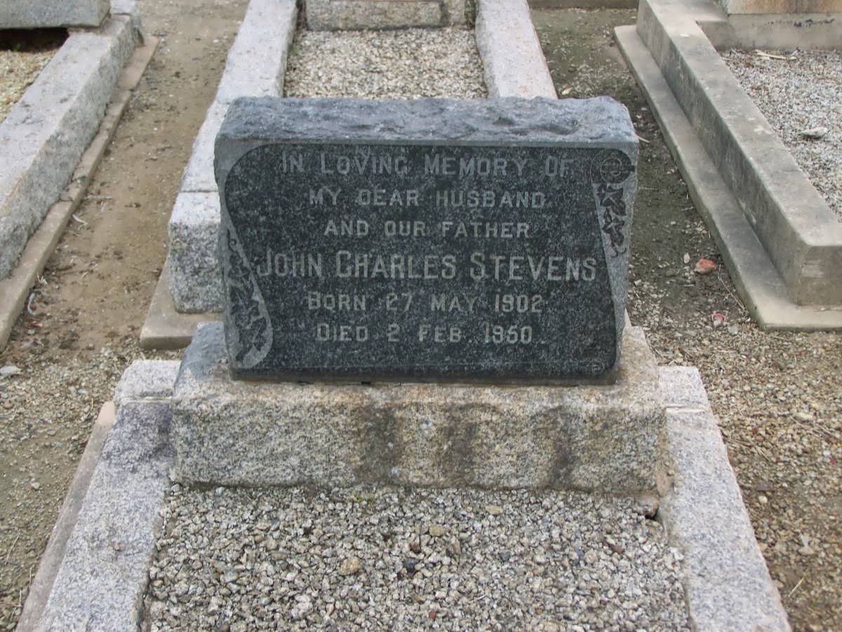 STEVENS John Charles 1902-1950