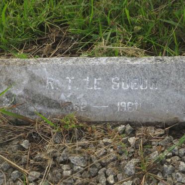 SUEUR R.T., le 1882-1960