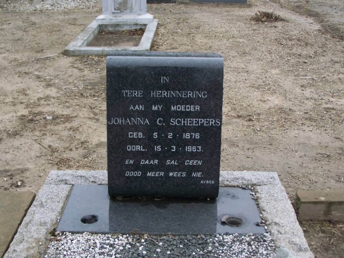 SCHEEPERS Johanna C. 1876-1963
