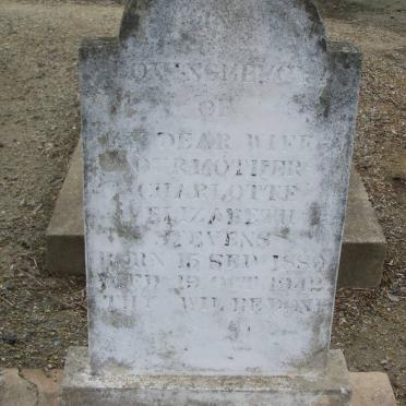 STEVENS Charlotte Elizabeth 1889-1942