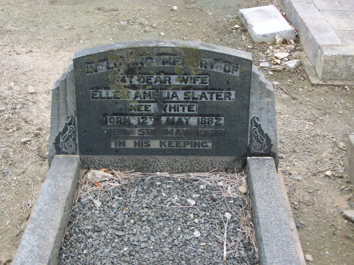 SLATER Ellen Amelia nee WHITE 1882-1945