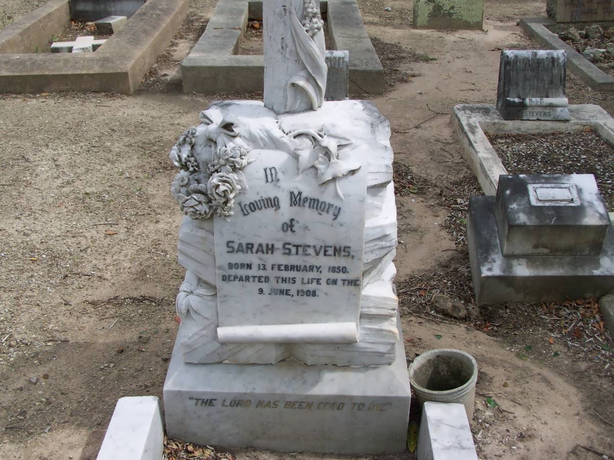 STEVENS Sarah 1850-1908