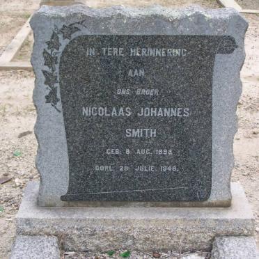 SMITH Nicolaas Johannes 1898-1948