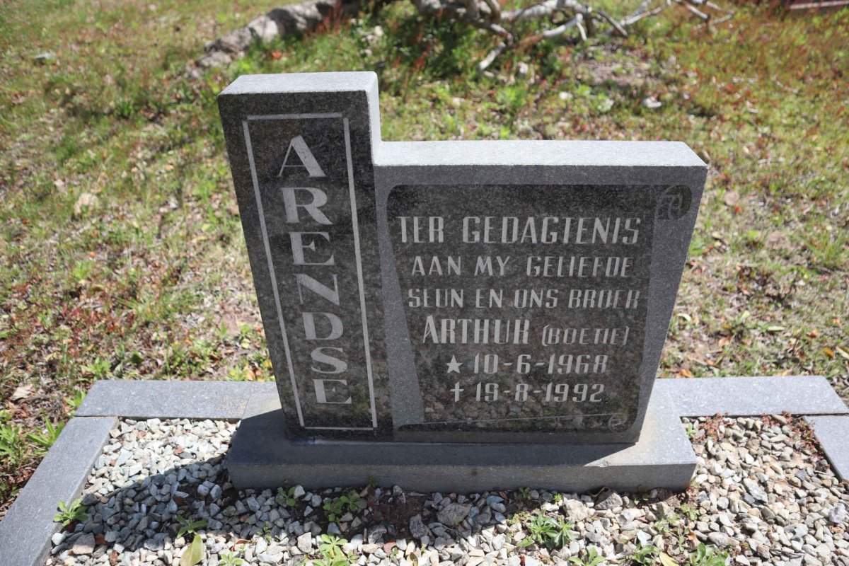 ARENDSE Arthur 1968-1992