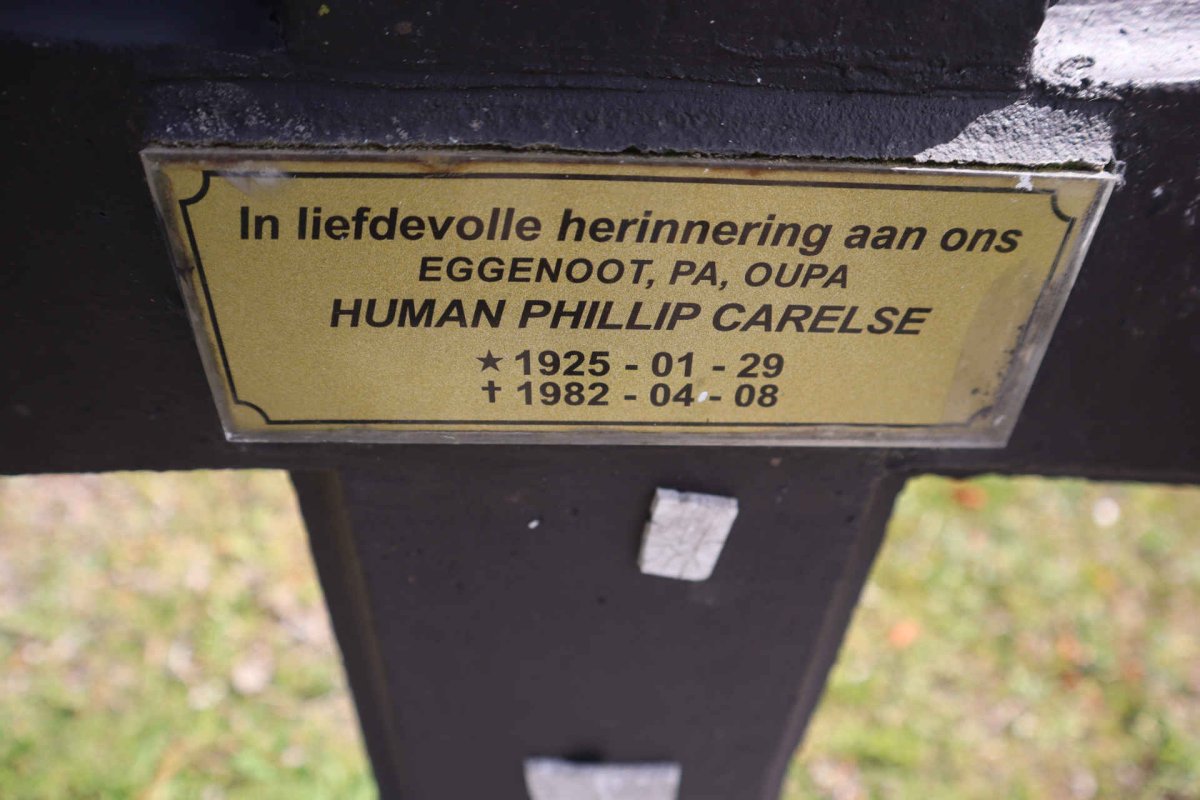 CARELSE Human Phillip 1925-1982