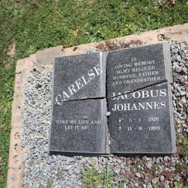 CARELSE Jacobus Johannes 1926-1999