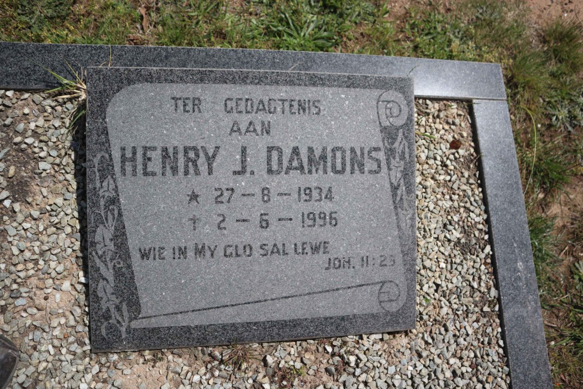 DAMONS Henry J. 1934-1996