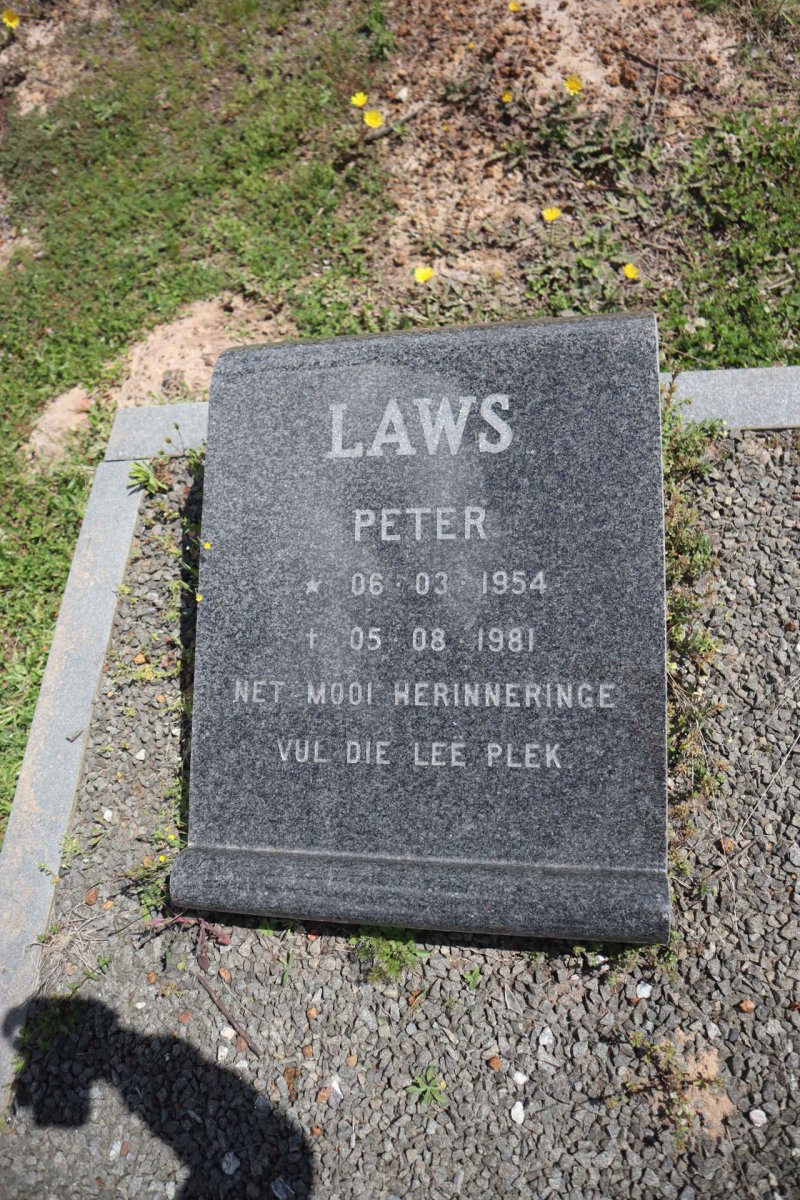 LAWS Peter 1954-1981