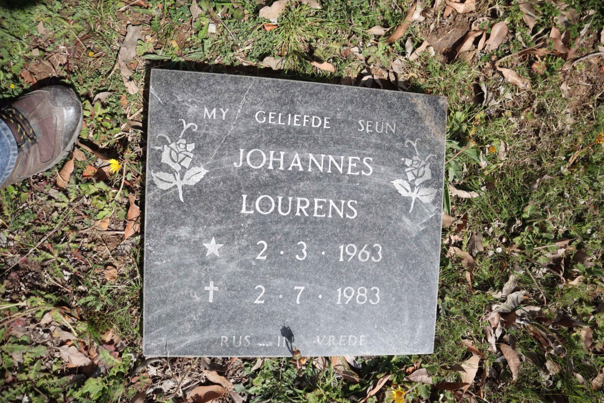 LOURENS Johannes 1963-1983