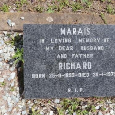 MARAIS Richard 1893-1979