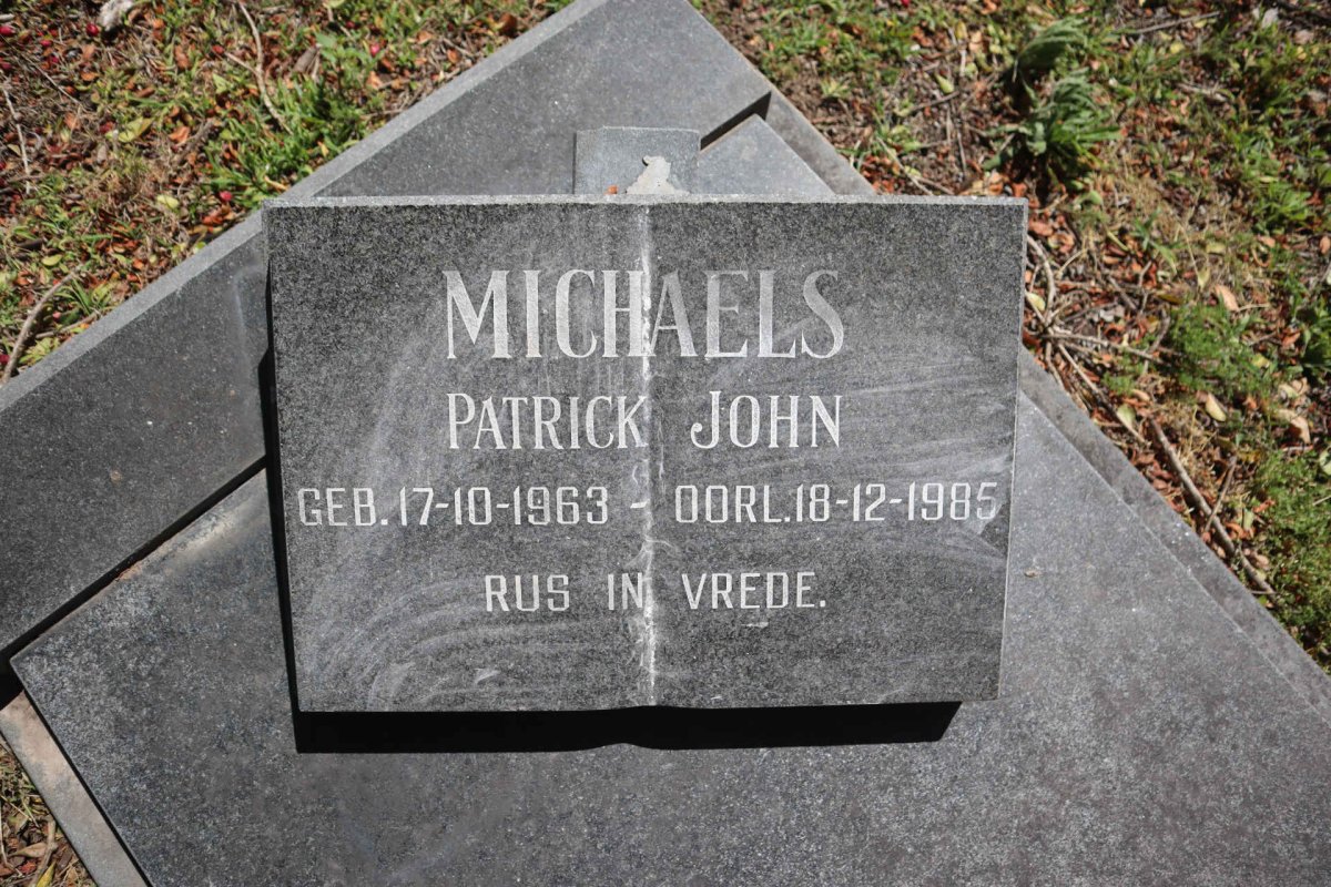 MICHAELS Patrick John 1963-1985