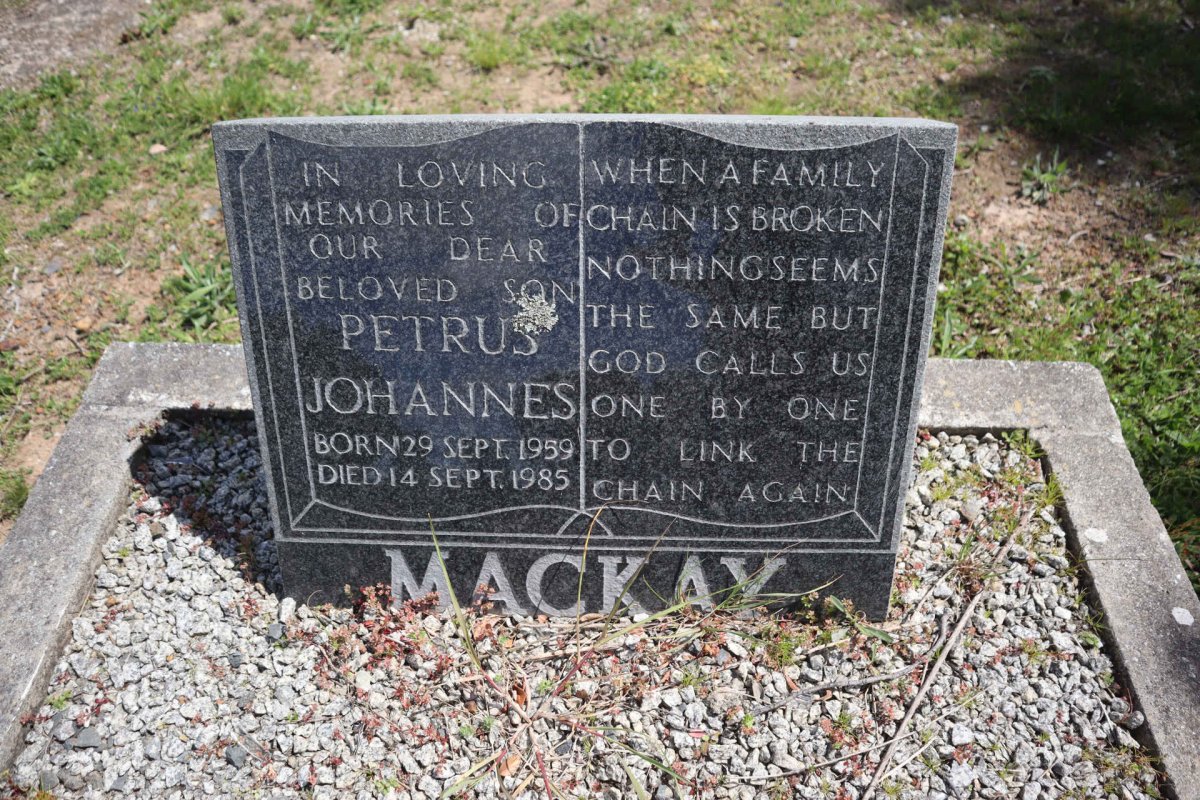 MACKAY Petrus Johannes 1959-1985