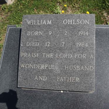 OHLSON William 1914-1984