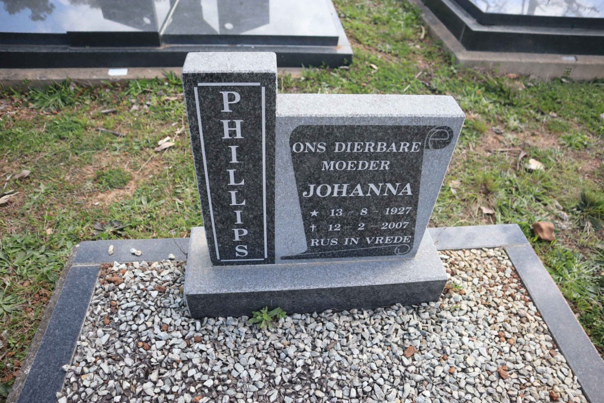 PHILLIPS Johanna 1927-2007