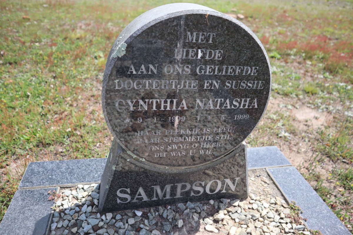 SAMPSON Cynthia Natasha 1999-1999