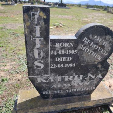 TITUS Katriena 1905-1994