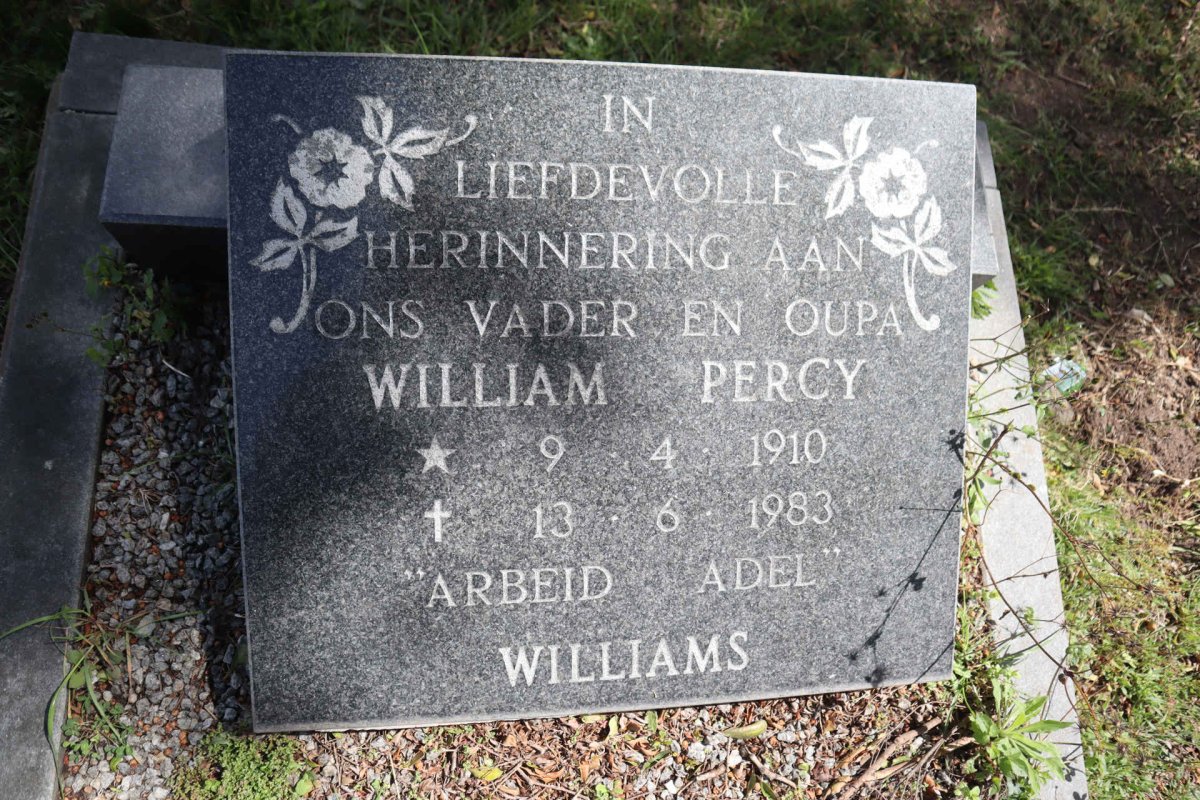 WILLIAMS Willam Percy 1910-1983