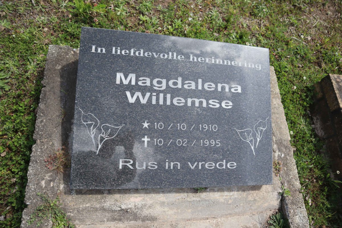 WILLEMSE Magdalena 1910-1995